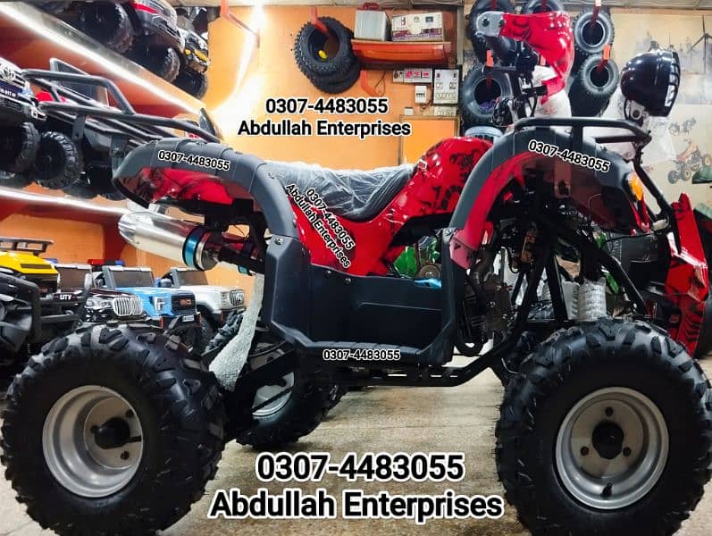 125 cc brand New Jeep model ATV Quad Bike for sale delivery all Pak 4