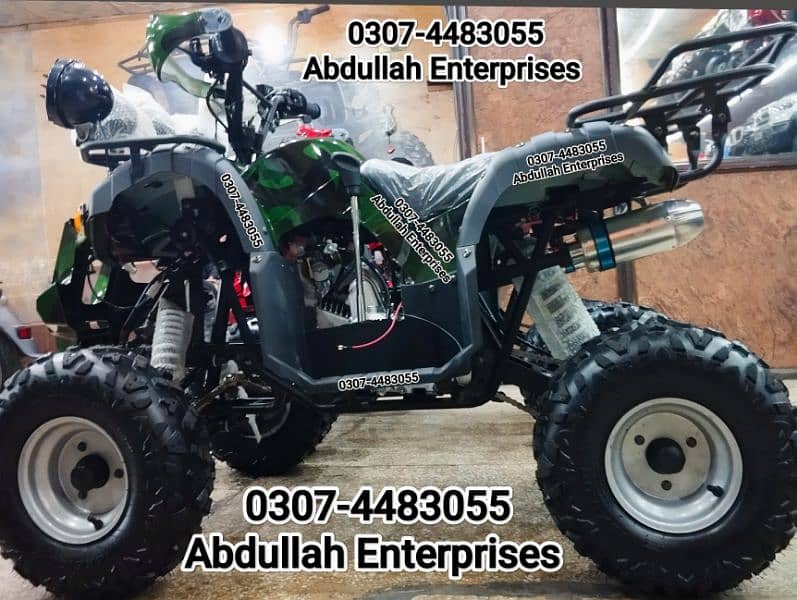 125 cc brand New Jeep model ATV Quad Bike for sale delivery all Pak 5