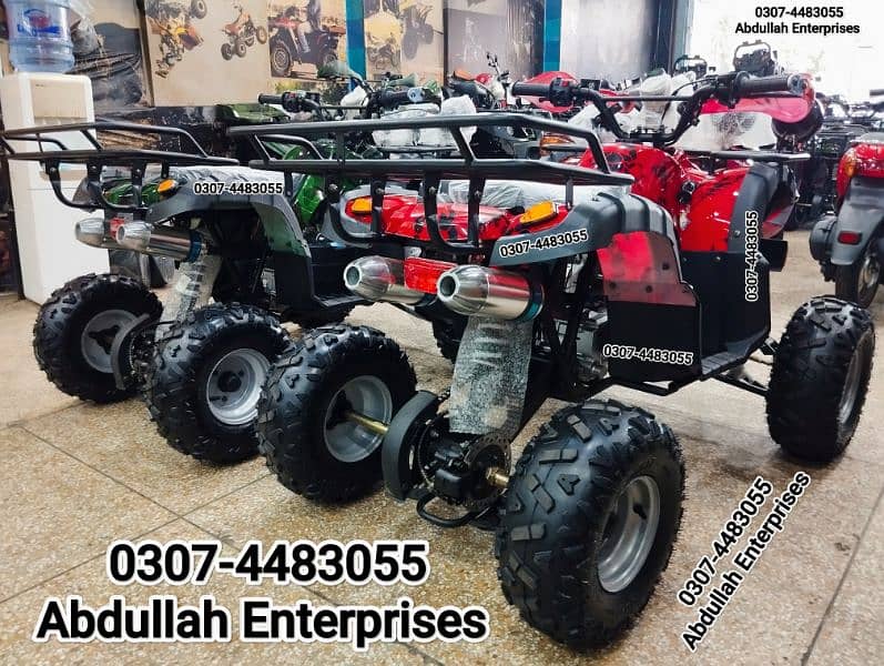 125 cc brand New Jeep model ATV Quad Bike for sale delivery all Pak 6