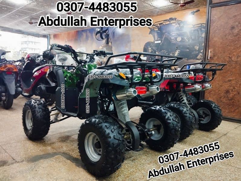 125 cc brand New Jeep model ATV Quad Bike for sale delivery all Pak 7