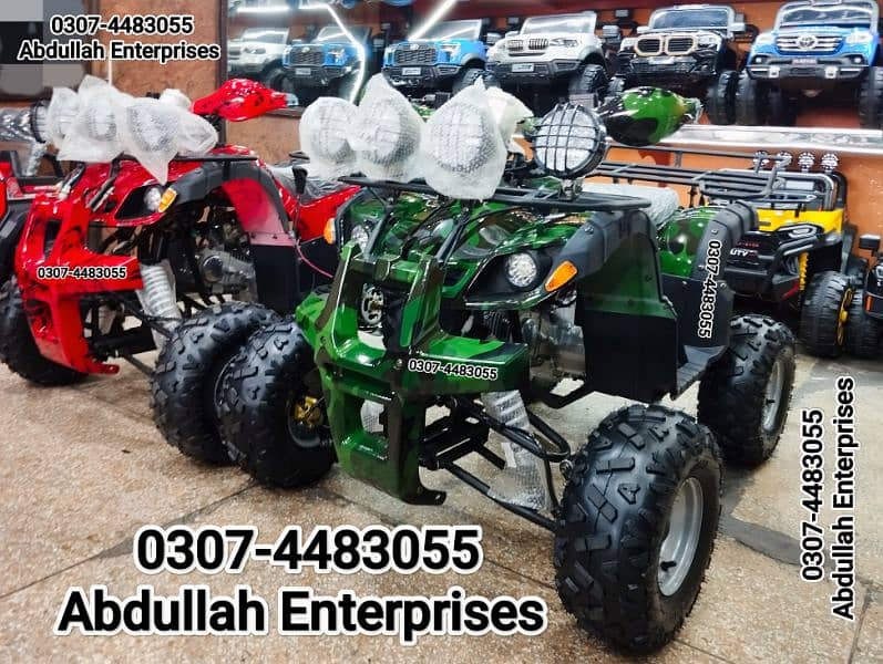 125 cc brand New Jeep model ATV Quad Bike for sale delivery all Pak 8