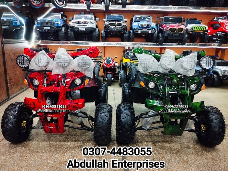 125 cc brand New Jeep model ATV Quad Bike for sale delivery all Pak 10