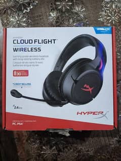 Hyper x Cloud Flight. Wireless head phones.