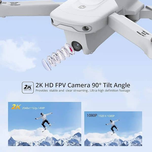 Holy Stone HS175 Drone with Camera for Adults 2K UHD, GPS Auto Return 1