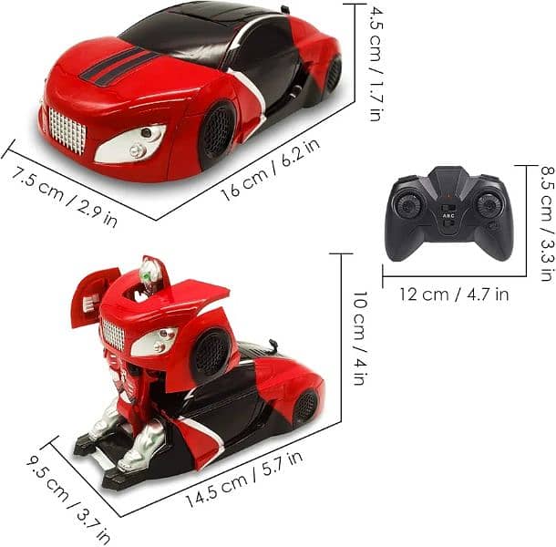 Pup Go Remote Control Wall Climbing Racing Car, Dual Mode 360 1