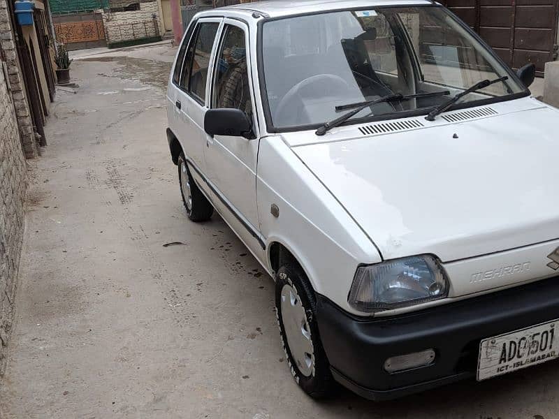 Suzuki Mehran VXR 2017 islamabad num urgent sale reasonable prise 2