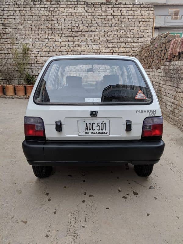 Suzuki Mehran VXR 2017 islamabad num urgent sale reasonable prise 5