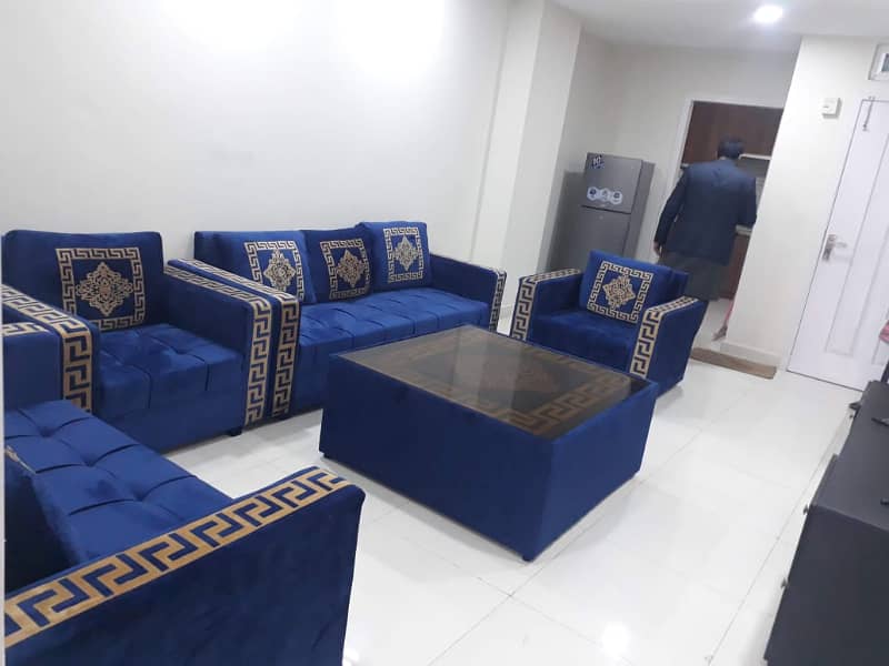 One bed furnished apartment for rent bahria town civic center phase 4 3