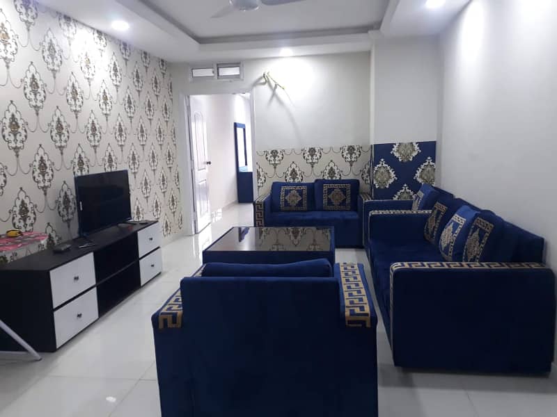 One bed furnished apartment for rent bahria town civic center phase 4 4