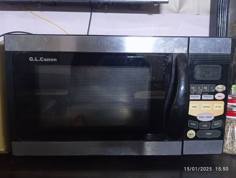 G L Canon  microwave + grill , combination oven 1