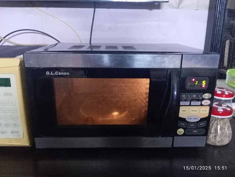 G L Canon  microwave + grill , combination oven 3