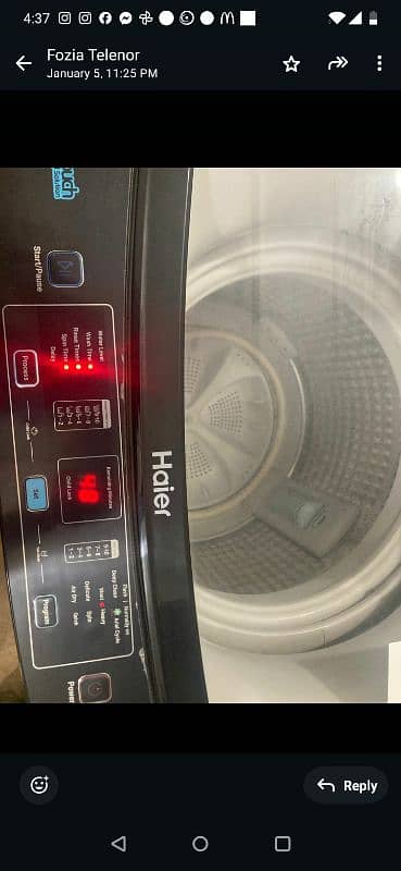 Haier Washing Machine 85-826E 2