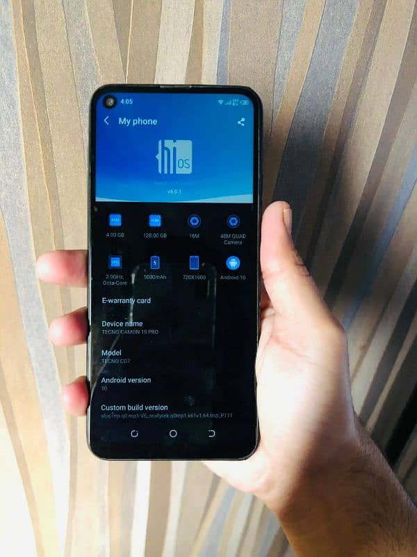 tecno camon 15pro 4/128gb 5