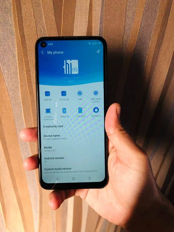 tecno camon 15pro 4/128gb 6