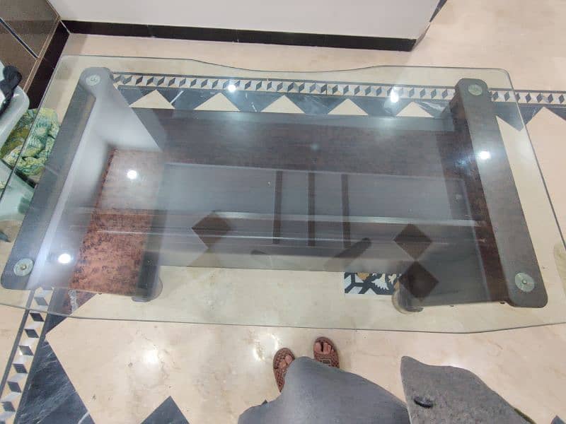 Office Table with 9mm Glass 7