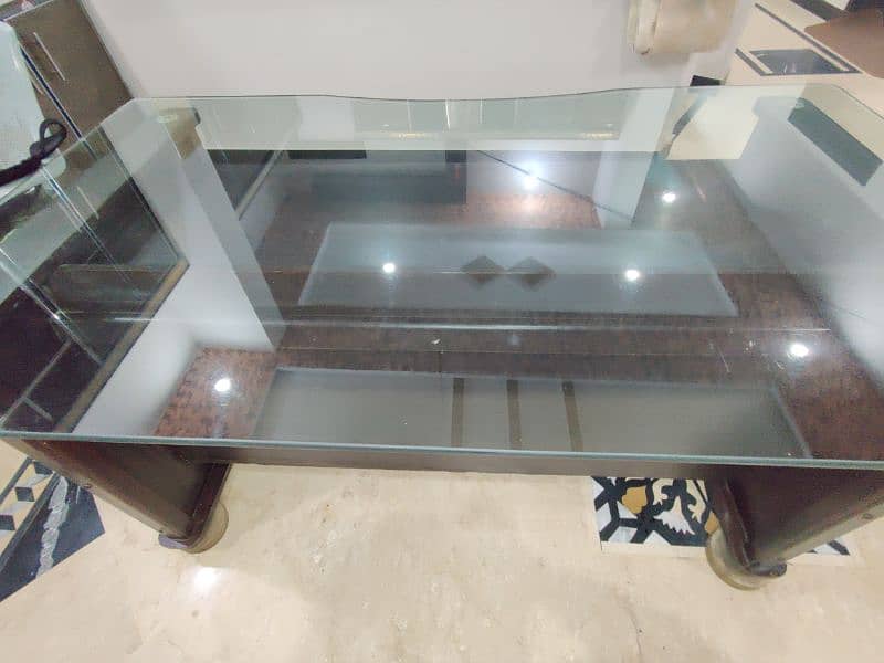 Office Table with 9mm Glass 11