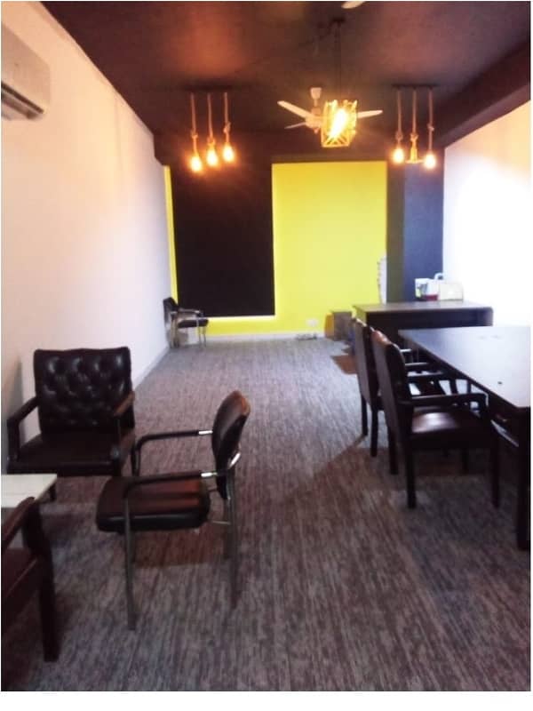 Area 560 square Feet Brand New Corporation Office Available For Rent in Gulberg 3 Lahore 0