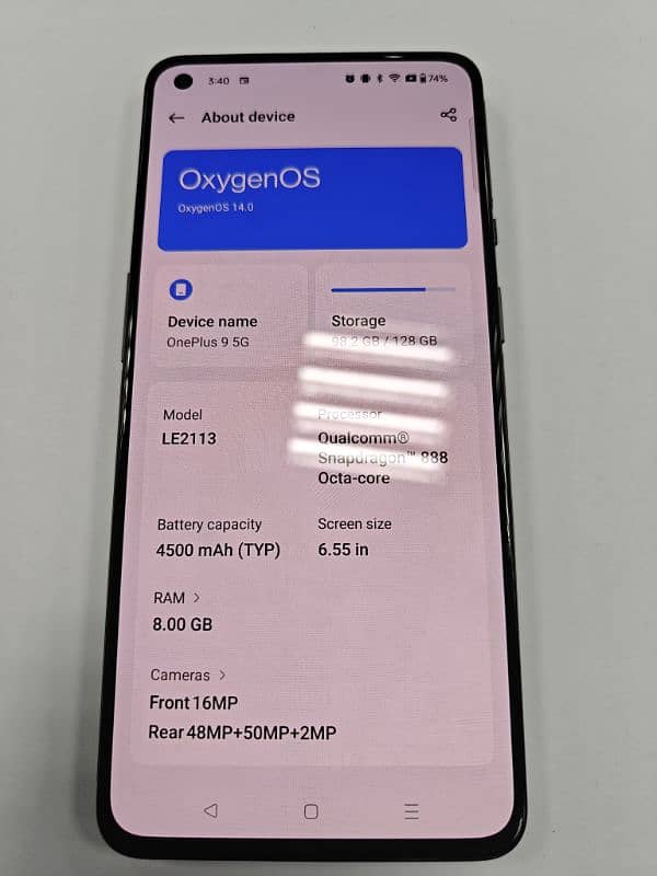 OnePlus 9 brand new condition 9