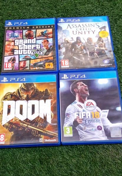 PS4 games used 1