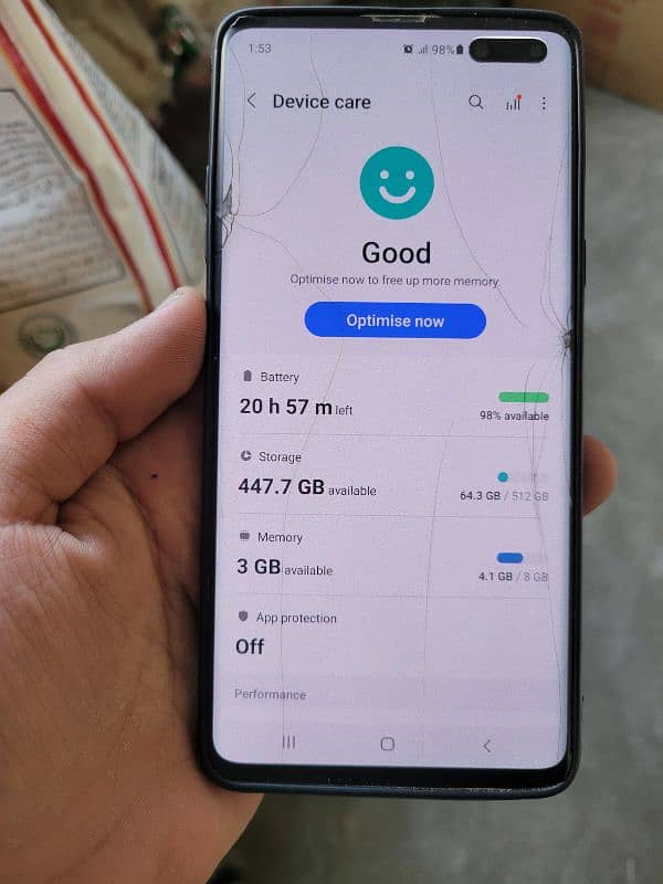 Samsung s10+5G 512 GB aproved 3