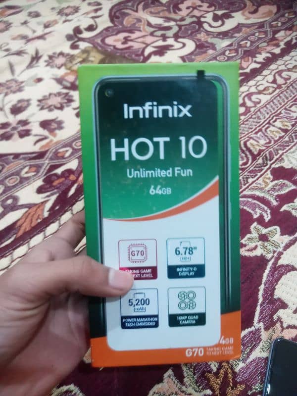 Infinix hot 10 with Box 4