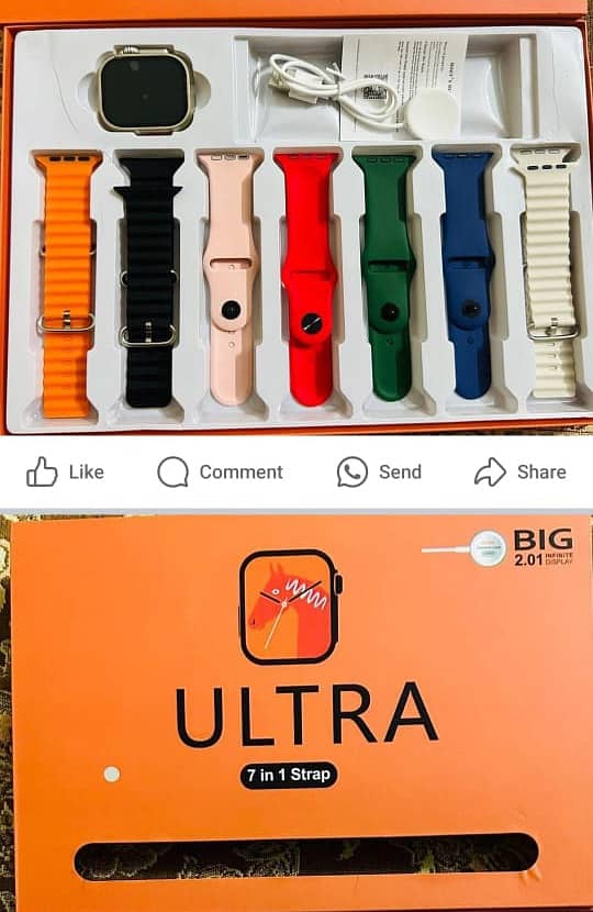 7 different strapWatches for sale All over pakistan delivery available 1