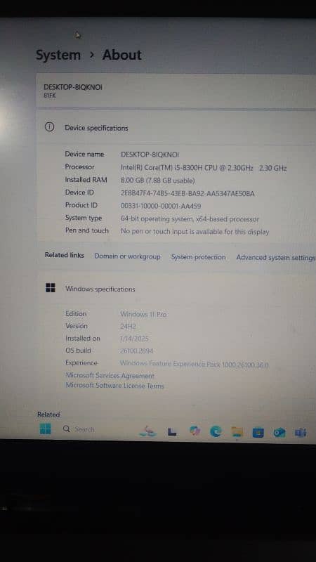 I want to sale my laptop core i5 8 generation 0