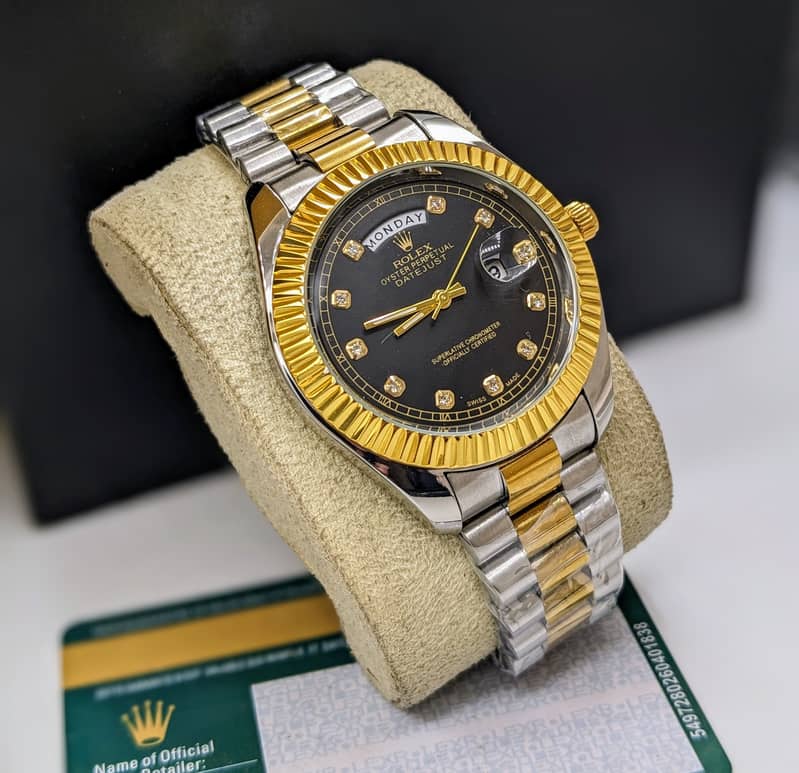 Luxury Rolex Watch Packaging with Accessories 1