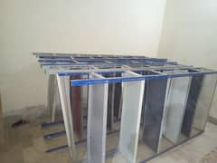 Steel. Racks