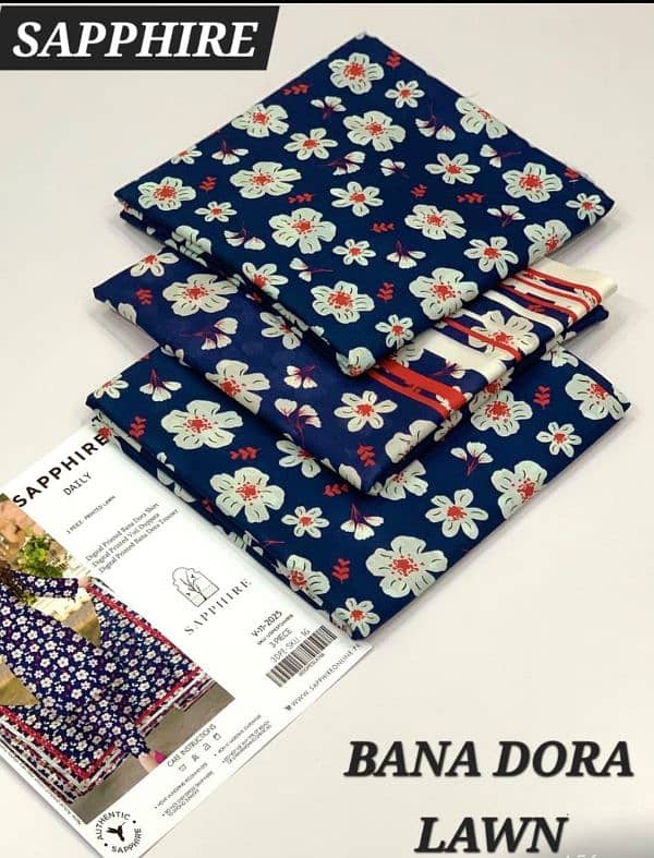 sapphire bana Dora lawn collection 2