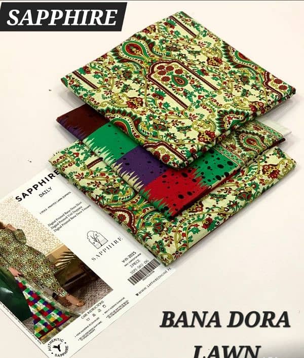 sapphire bana Dora lawn collection 8