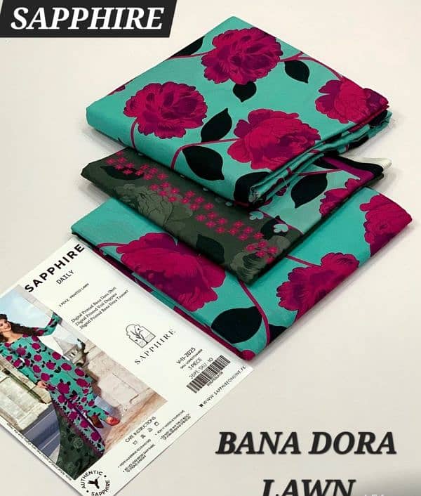 sapphire bana Dora lawn collection 9