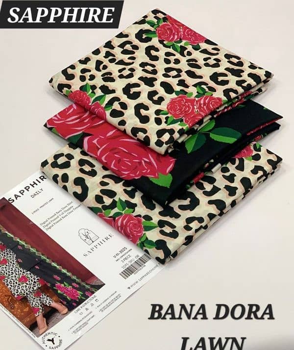 sapphire bana Dora lawn collection 14