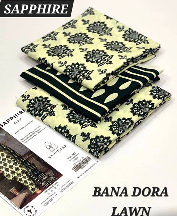 sapphire bana Dora lawn collection 16