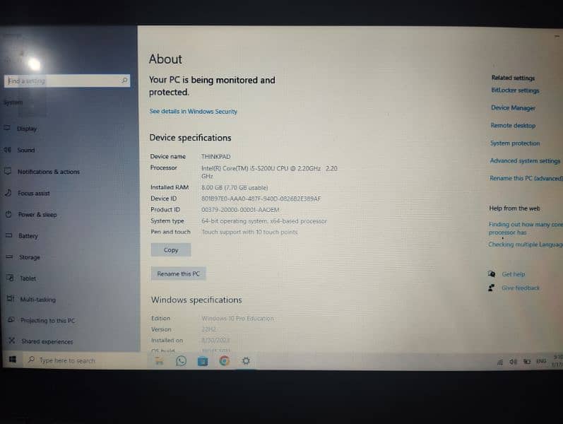 Lenovo Laptop T450 For Sale 0