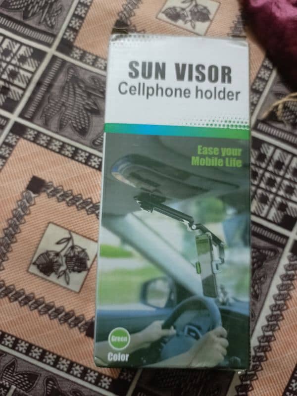 Car Phone holder with Sun Visor 3