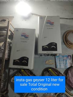 Insta Gas Geyser 12 liter new condition all Working OK Total Original