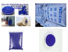 Silica gel stock for sale ,Silica Packets ,Blue orange & white beeds