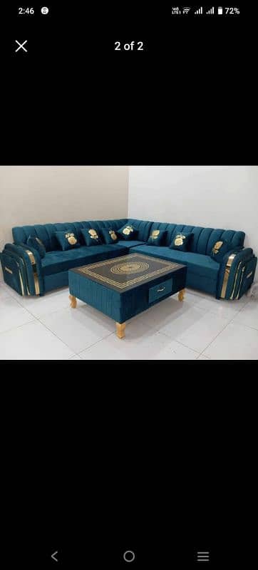 sofa set 12000 par seat L sheep  ( one tow thre) 2