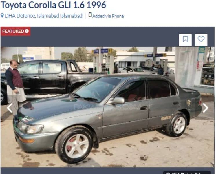 Toyota Corolla XE 1996 1