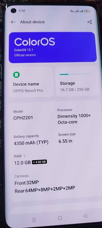 oppo Reno 5 pro 5G Ram12 Rom 256gb my Whatsapp no 0308,6,5,87,6,3,3 8