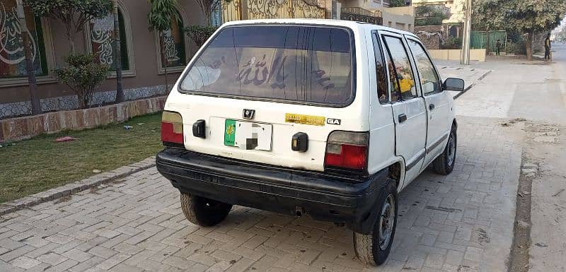 Suzuki Mehran VX 1993 Lahore number 16/17 Average 6