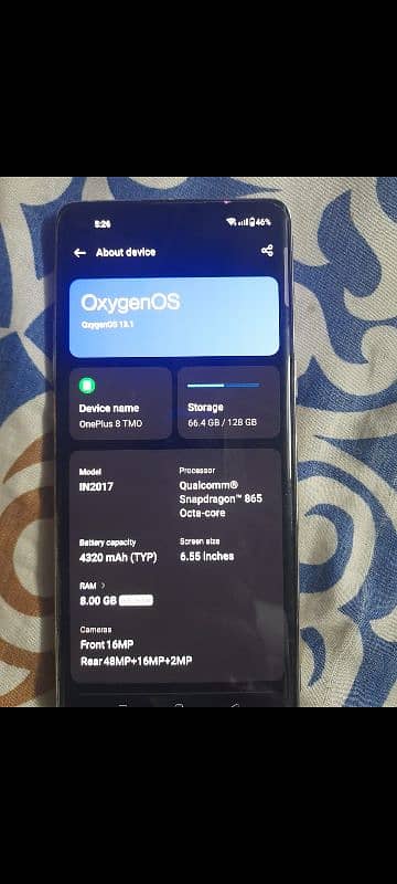 one plus 8 single sim pta aproved 1