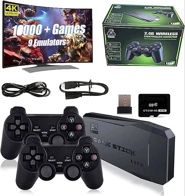 New 2.4G Wireless Game Stick (1000+Games) 1