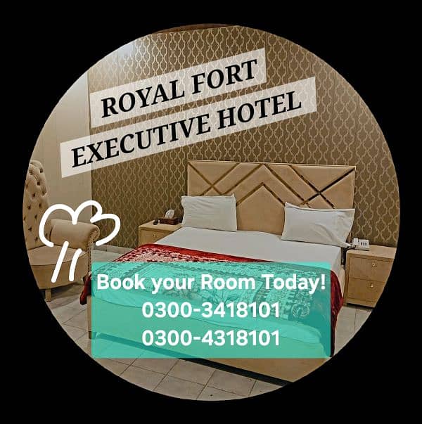 Gulberg Royal Fort Executive Hotel Daily Monthly basis Rent 8