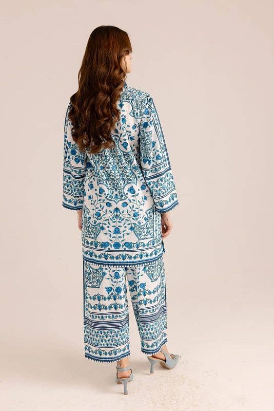 Stylish Printed 2 Piece Women Stitched Shirt And Trouser 17