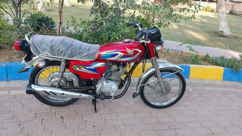 Honda cg 125 model 2022 registration 2023 karachi number 0