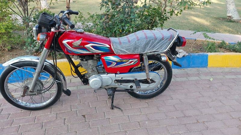 Honda cg 125 model 2022 registration 2023 karachi number 2