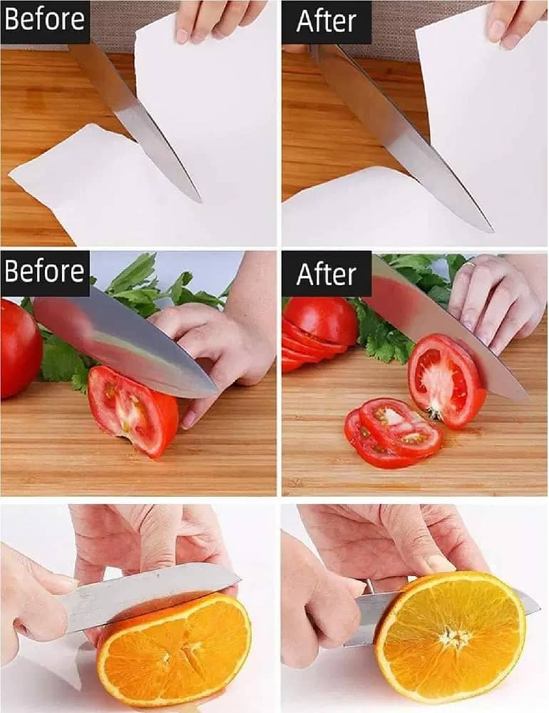 3-in-1 Knife Sharpener – Razor Sharp Blades in Seconds! 1