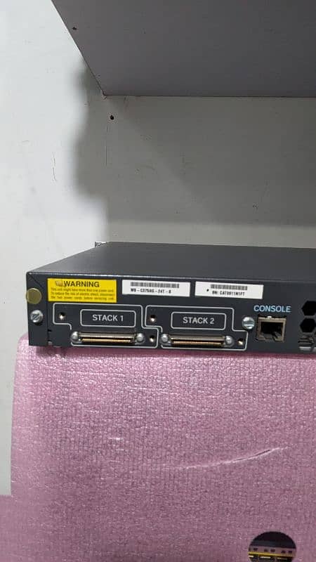 Cisco 3750 series without sFP port 3